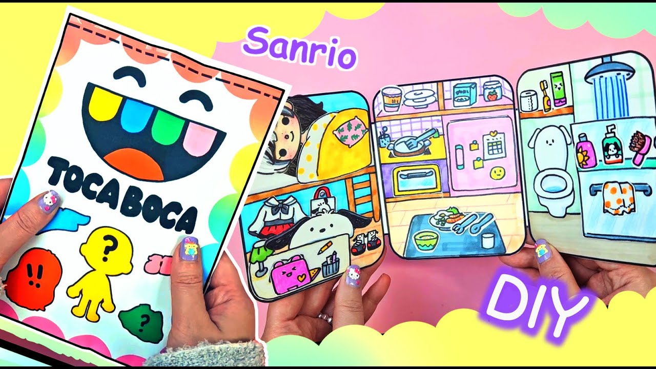 Toca Boca Blind Bag Unboxing #sanrio #paperdiy #asmr