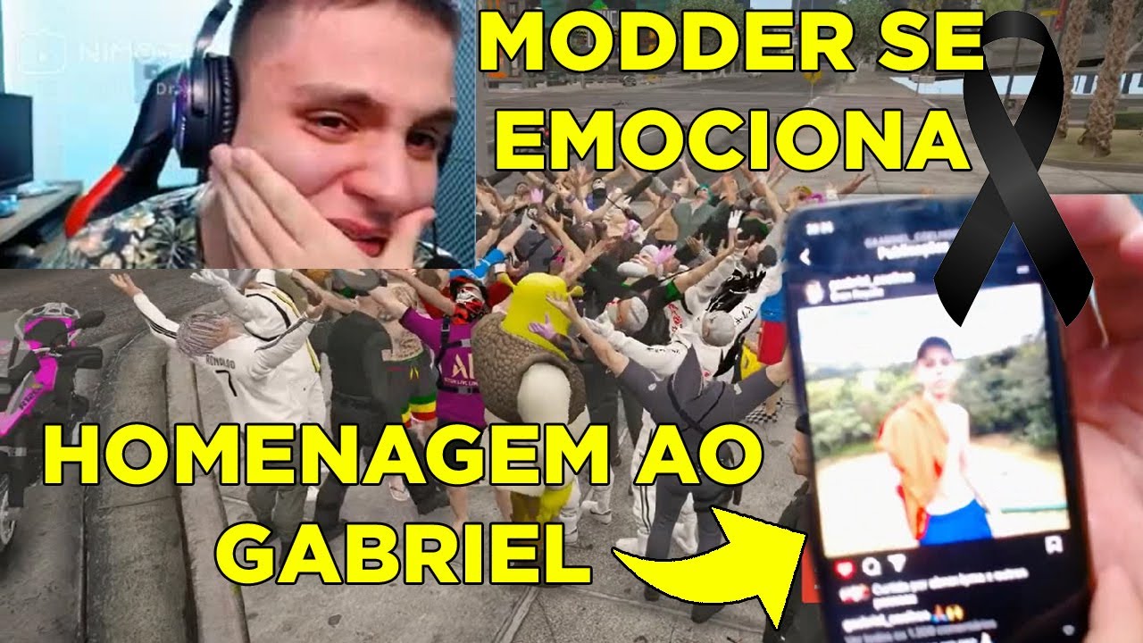 😭PAULINHO O LOKO CHOROU NA LIVE! MODDER FAZ HOMENAGEM A INSCRITO E JOGADOR DO BRAZUKA! GTA RP! GTA V