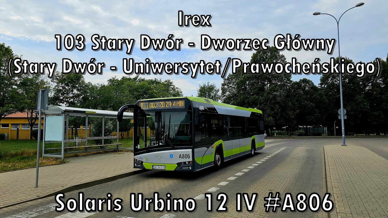 Irex - Solaris Urbino 12 IV #A806, linia 103