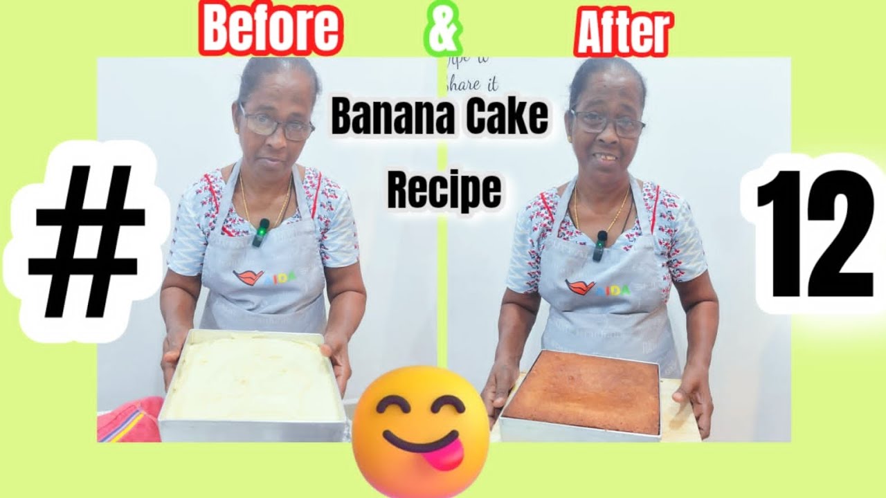 How to Make a Banana Cake / Cook With Monica & Mai #goanvlogger #bananacake
