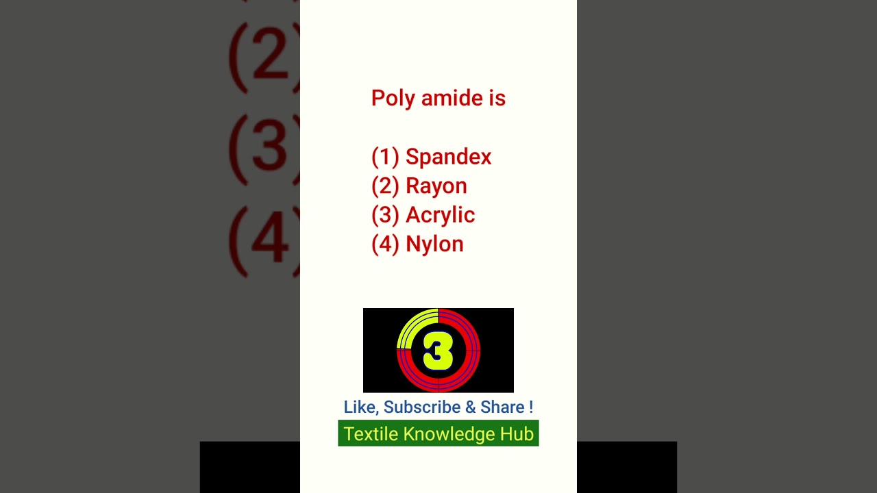 Textile MCQ - 0006
