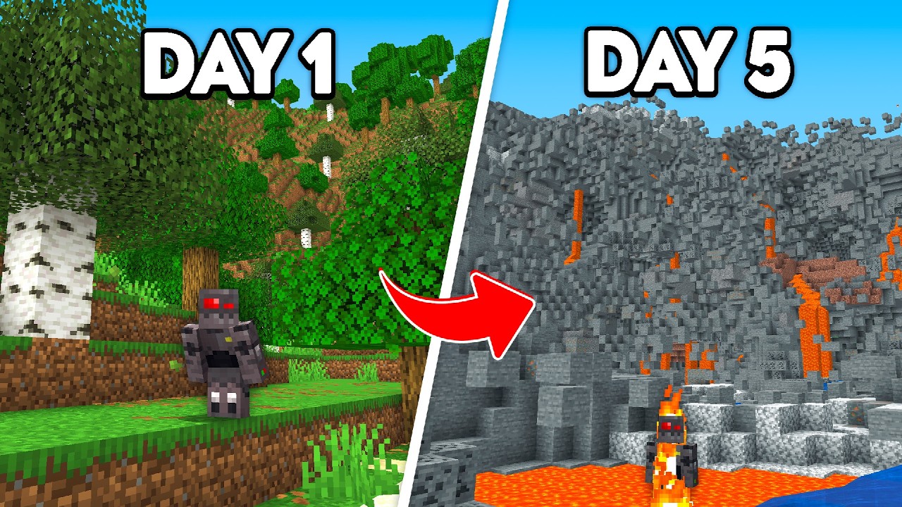 Minecraft, But A Random Block Type Disappears Every Second..
