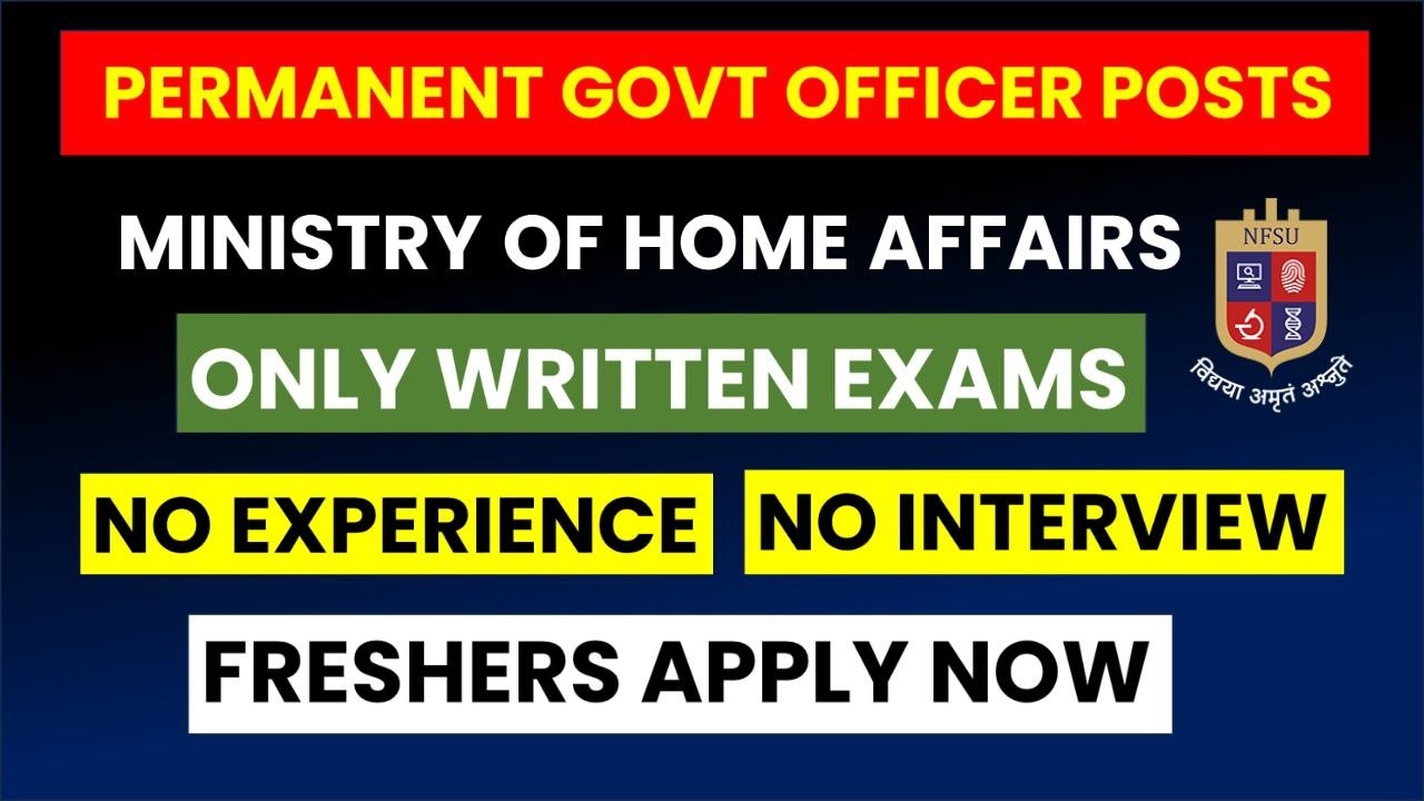 🔴 Permanent Govt Jobs 2026 | No Interview, No Experience | Apply Before It's Too Late