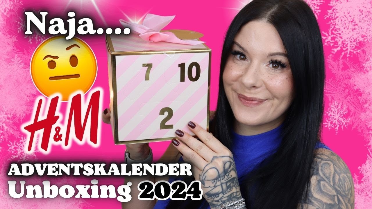 Naja...😑 H&M 12 Tage Make-up Adventskalender 2024 Unboxing Inhalt