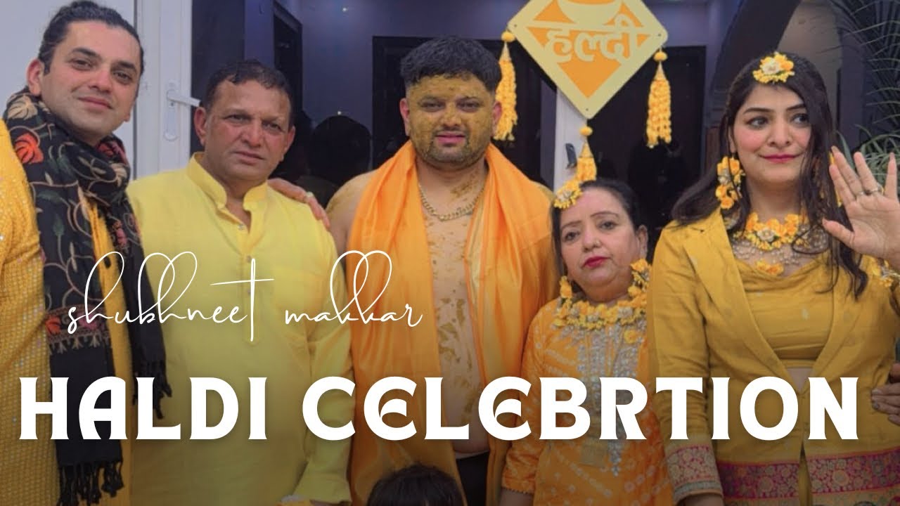 Haldi Celebration with Family || Haldi Function