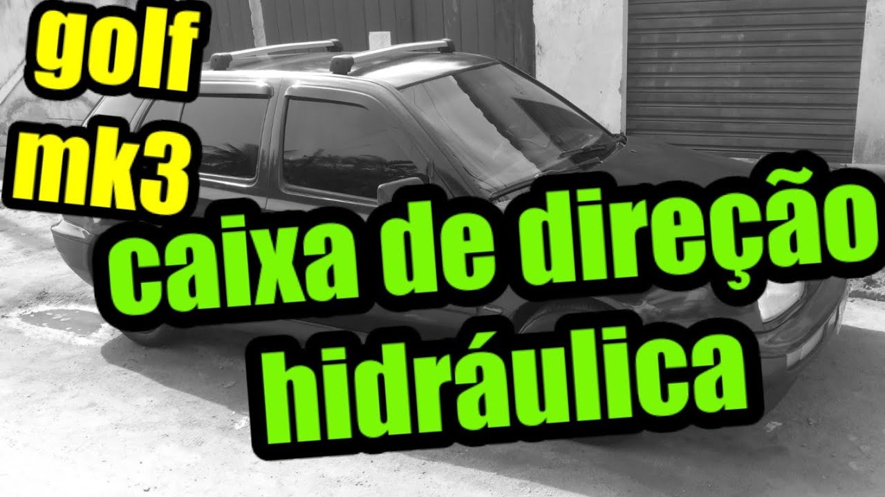 caixa de direção hidráulica golf mk3 ,26 anos de uso! ( Flávio)