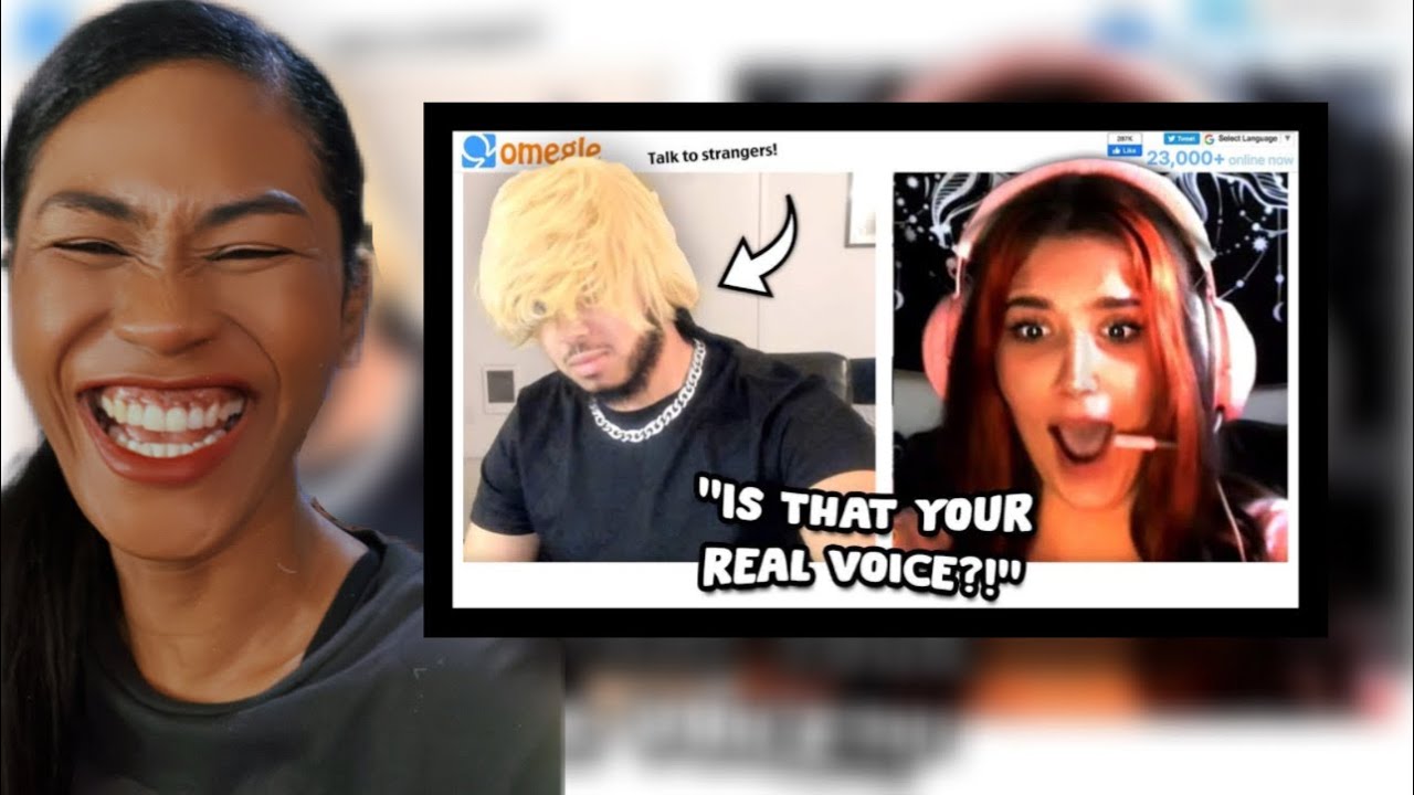 OMEGLE but my VOICE Doesn't Match MY FACE #2 | Reaction