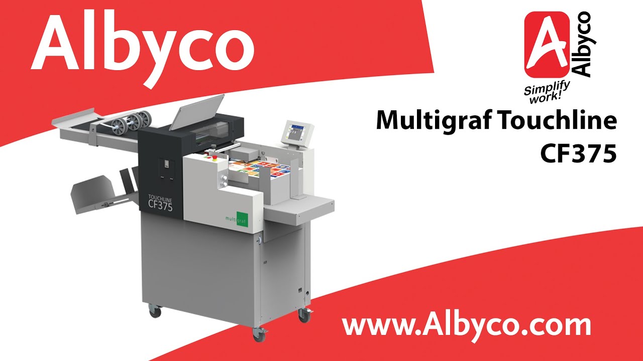 Multigraf Touchline CF375, perforatie- en rilsysteem