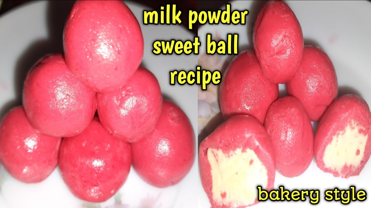 Milk powder sweet ball bakery recipe in tamil||triple b kitchen