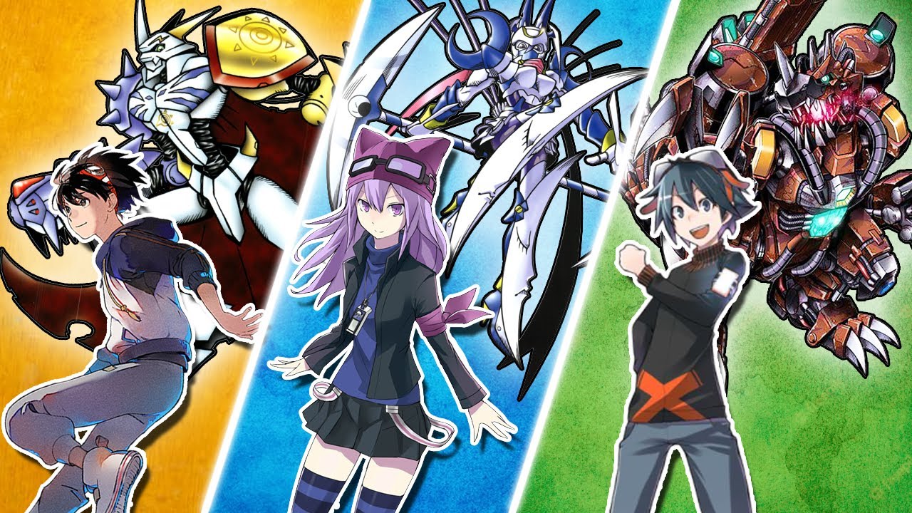 TODOS los PROTAGONISTAS de los JUEGOS de DIGIMON