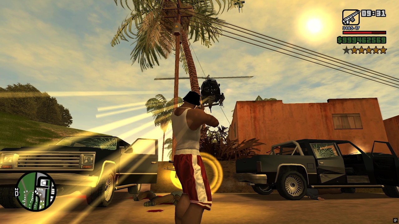 GTA San Andreas - Las Colinas Rampage & Shootout + Six Star Escape
