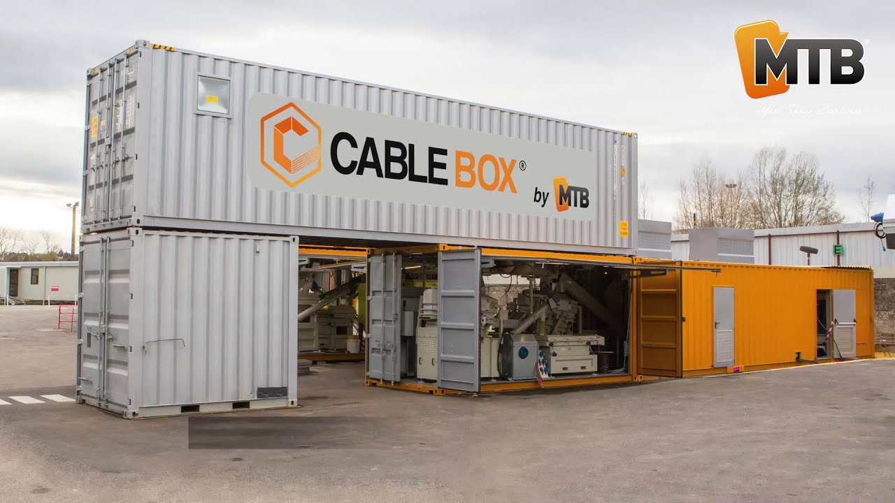 Compact cable recycling system | CABLEBOX by MTB