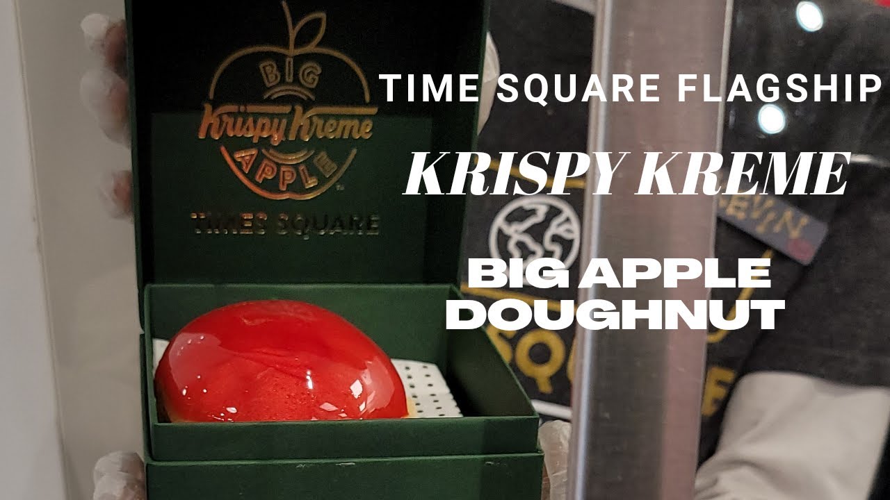 Krispy Kreme Doughnuts Time Square Flagship Big Apple Doughnut
