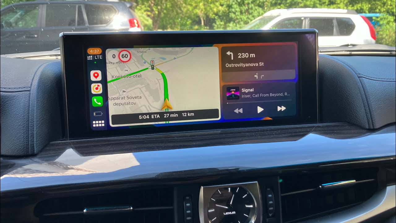Apple CarPlay и Android Auto для Lexus LX RX GS IS и др.