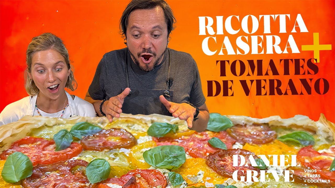 Tomates de verano y ricotta casera | VINOS + TAPAS + COCKTAILS #205