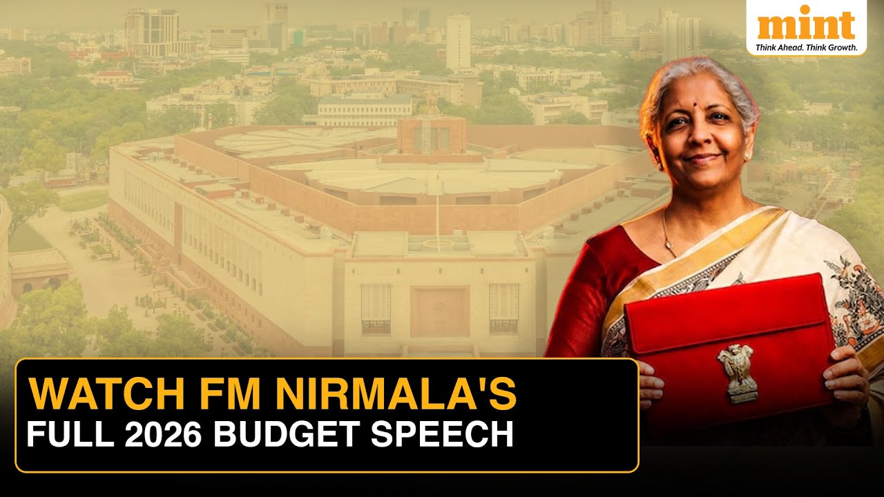 Budget 2026: FM Full Speech WITH CHAPTERS | Nirmala Sitharaman | Stock Market