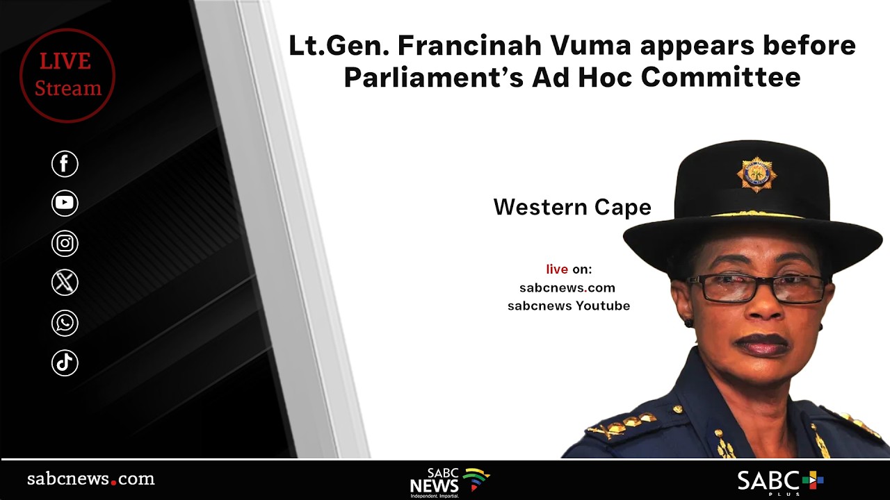 Suspended top cop Francinah Vuma appears before the Ad Hoc committee