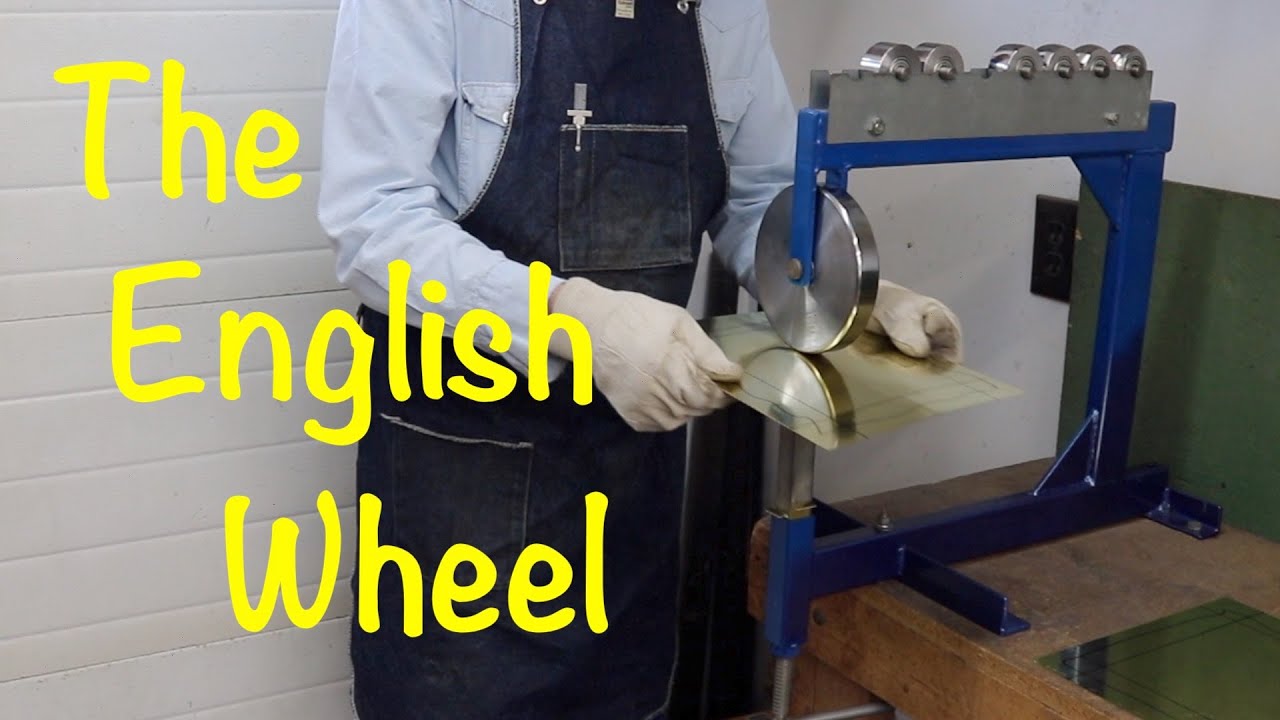 Using an English Wheel to fabricate parts for antique carriage lamps. The Luminary Shoppe