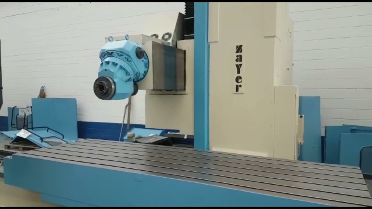 Used ZAYER 30KF 3000 cnc universal milling machineOverhauled head (End of 2024)