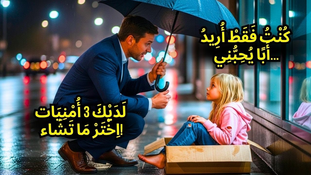 مليونير يحقق ثلاث أمنيات لفتاة فقيرة – أمنيتها الأولى تصدمه!