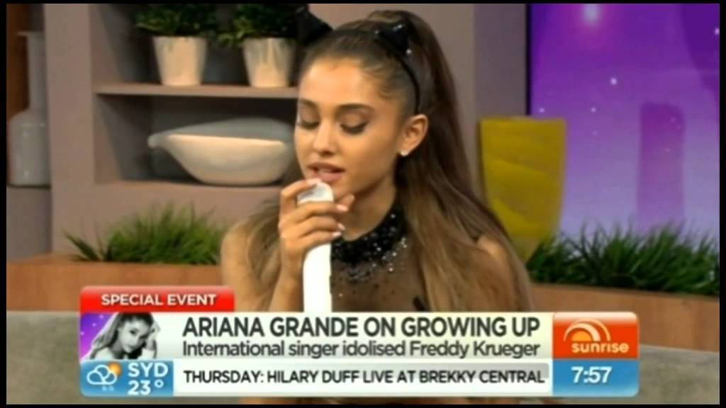 Ariana Grande's interview on 