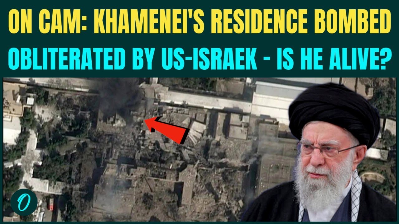 US-Israel Try to KILL Iran’s Khamenei? SHOCKING Satellite Image Shows Khamenei’s HQs FLATTENED