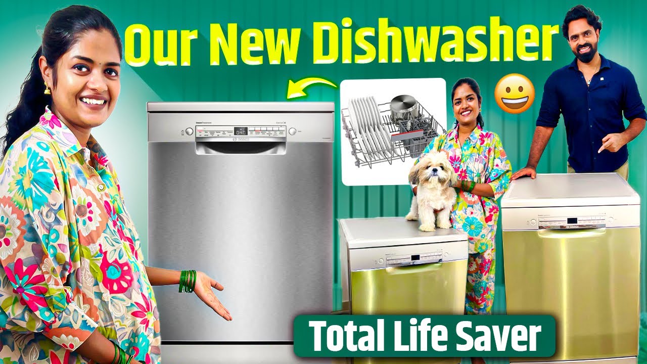 Pregnancy Made Us Buy This 😭💖 | Bosch Dishwasher Honest Review + Real Results | Gowti Sowbi
