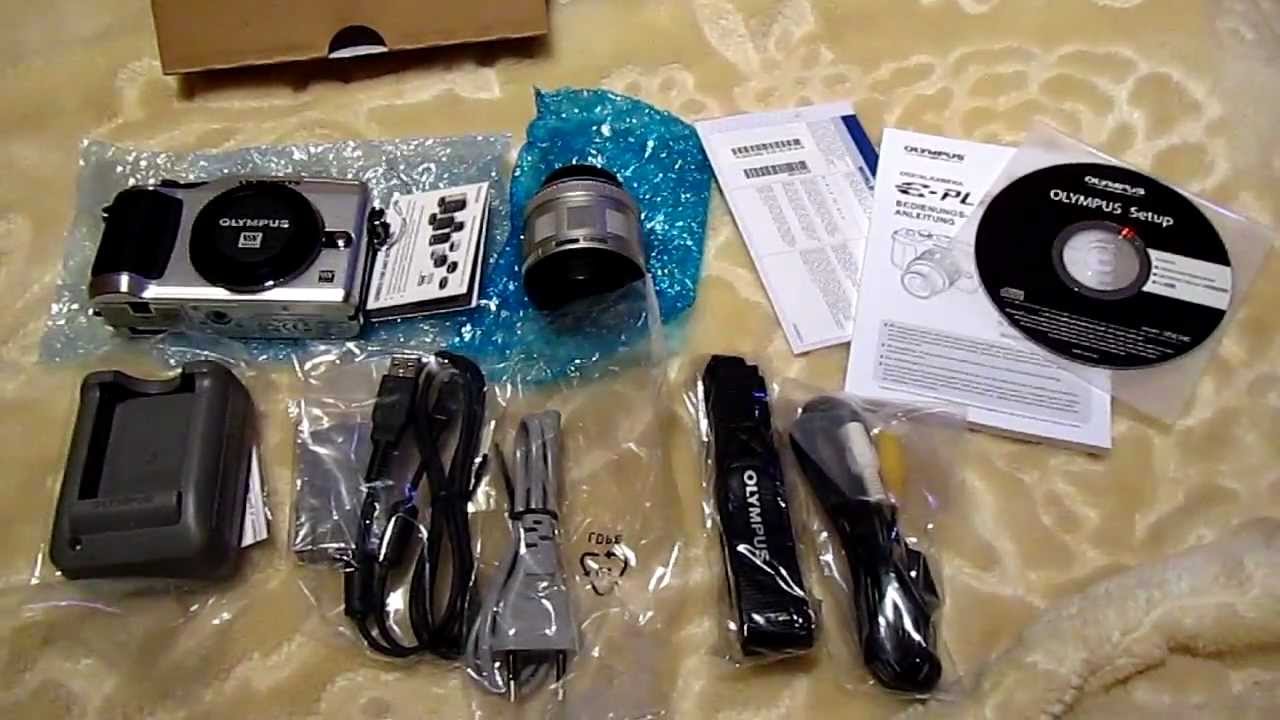 Olympus Pen E-PL2 unboxing