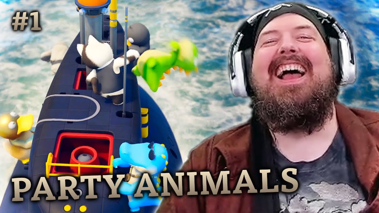 This Game Made Us Laugh So Much! 💀 Party Animals Gameplay #1 💀 Ft. CletusBueford and CrReaM