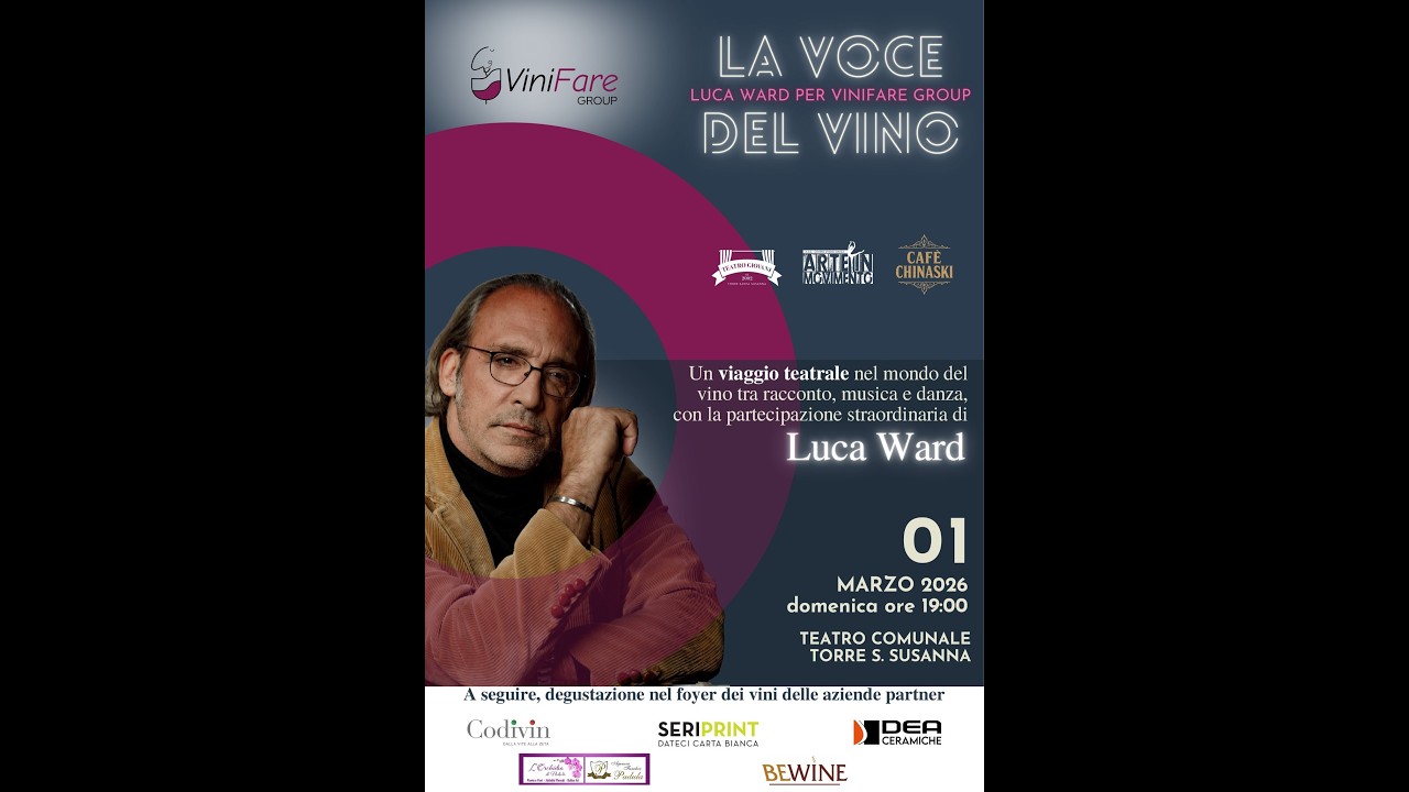Torre S.Susanna - La voce del Vino con Luca Ward 28 febbraio 2026