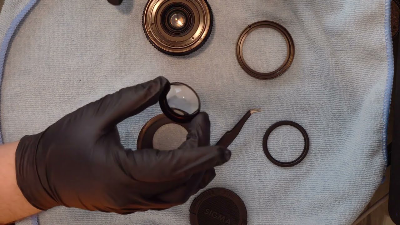 Lens Cleaning: Sigma Mini Wide 28mm F2.8 (Front Element)