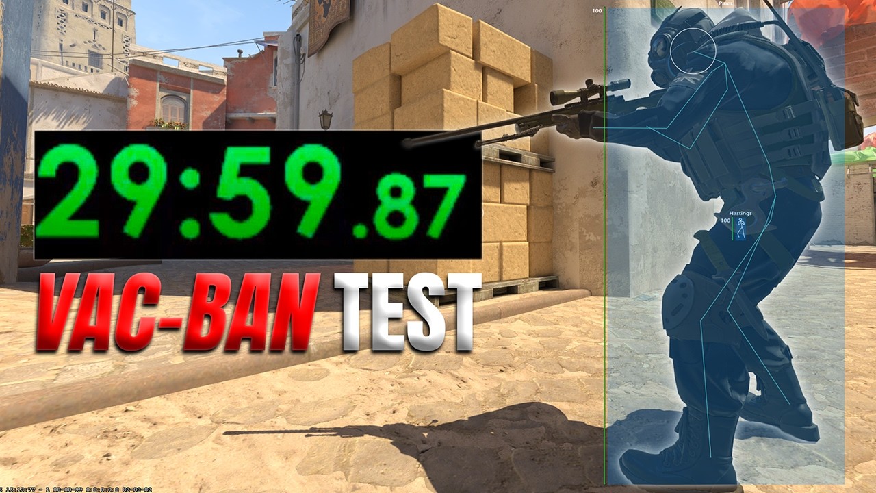 Тестирование того, КАК БЫСТРО система VAC в CS2 обнаруживает мошенничество SEMI RAGE..