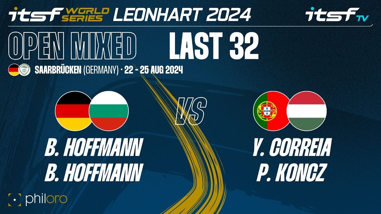 B. Hoffmann/B. Hoffmann vs Y. Correia/P. Koncz - Open Mixed - Last 32 - ITSF WS Leonhart 2024