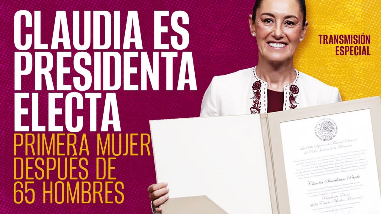 #EnVivo #Especial ¬ Claudia, primera mujer Presidenta después de 65 hombres