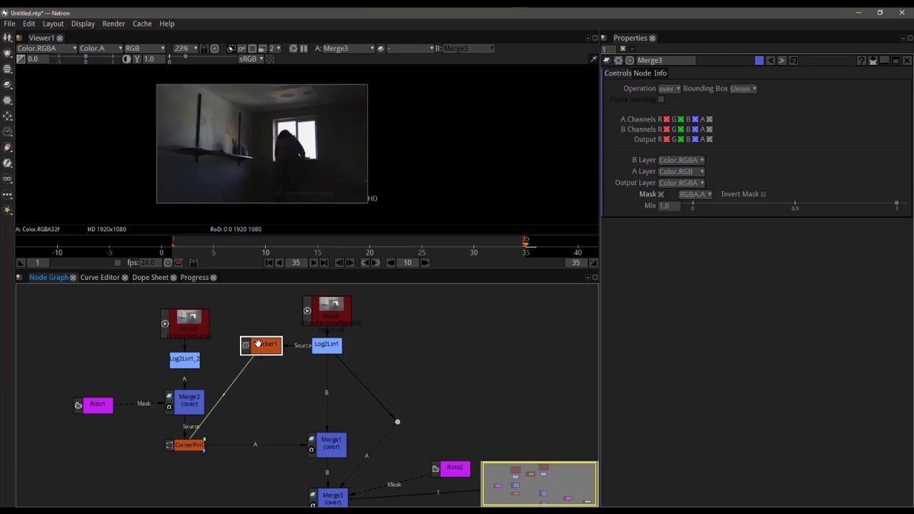 Simple Rig Removal in NATRON