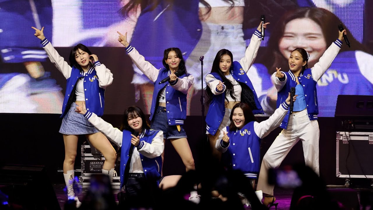 230510 인천대학교 축제 과잠 입고 무대하는 오마이걸 공연영상 (Dun Dun Dance, Dolphin, Tic Toc, 살짝 설렜어 등 4곡)