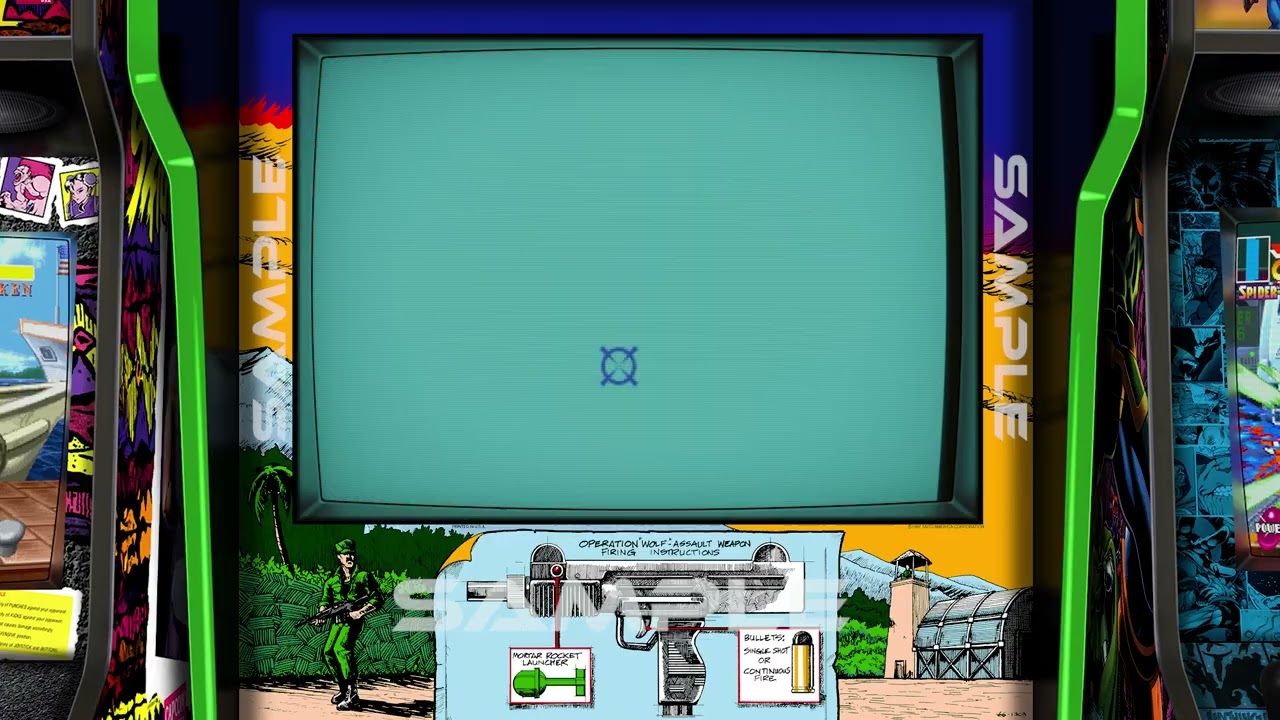 Operation Wolf 4K HDR - Retroarch unRealistic Arcade Bezels using The Mega Bezel Shader