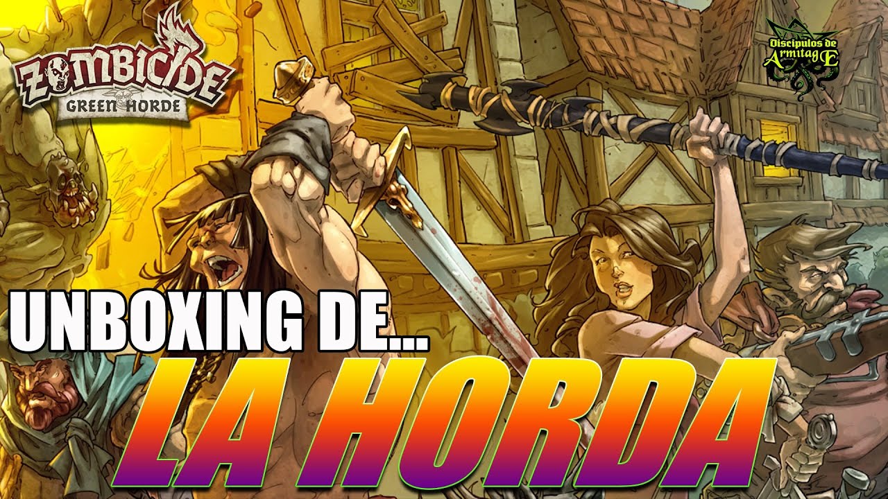 UNBOXING de Zombicide Green Horde
