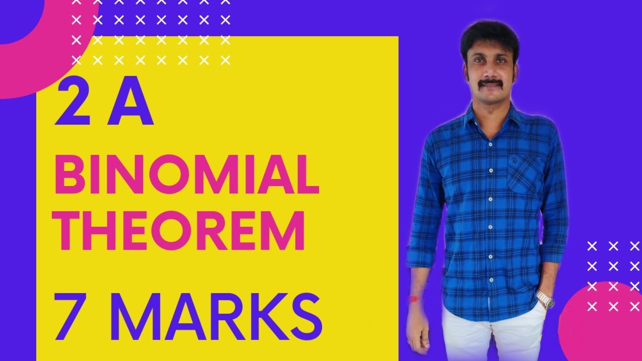 BINOMIAL THEOREM 7 MARKS (PART - 3) | IMPORTANT