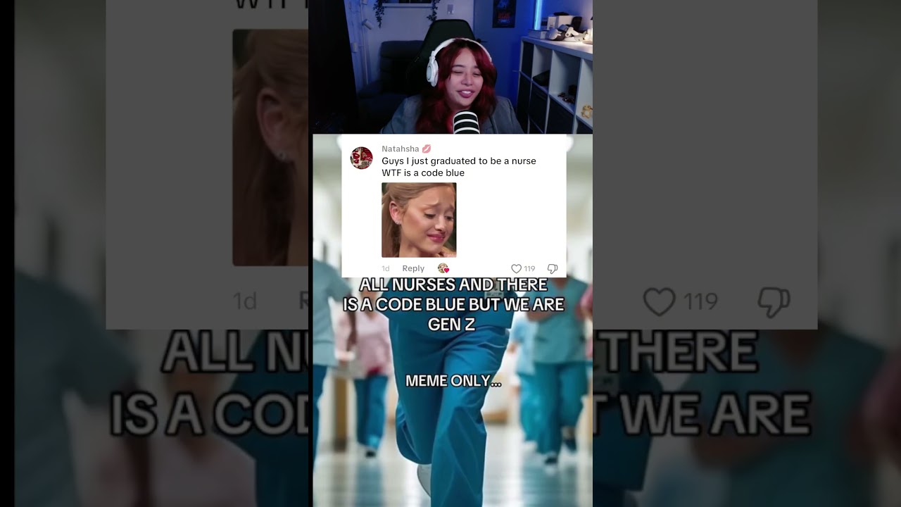 CODE BLUE, BUT WE ARE GEN Z #zendeereacts #funny