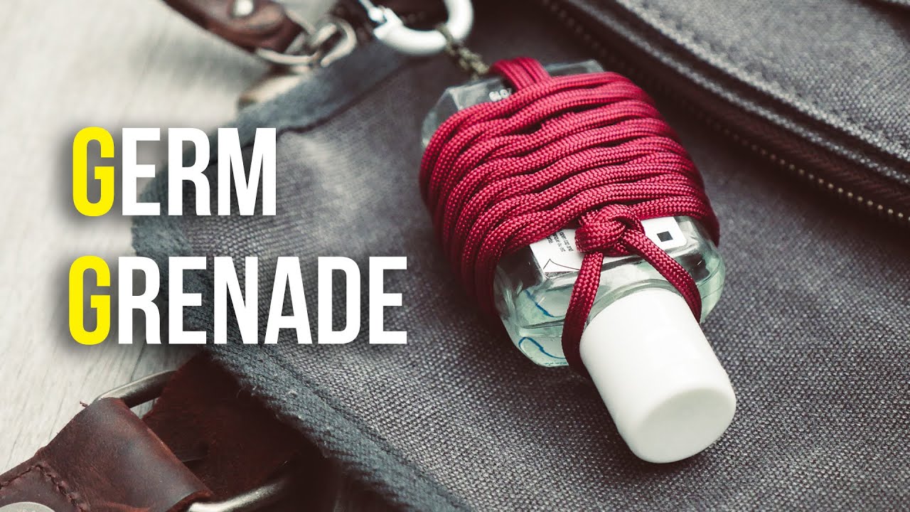 💣💥Destroy Those Nasty Germs With A Paracord Hand Sanitizer Holder Tutorial