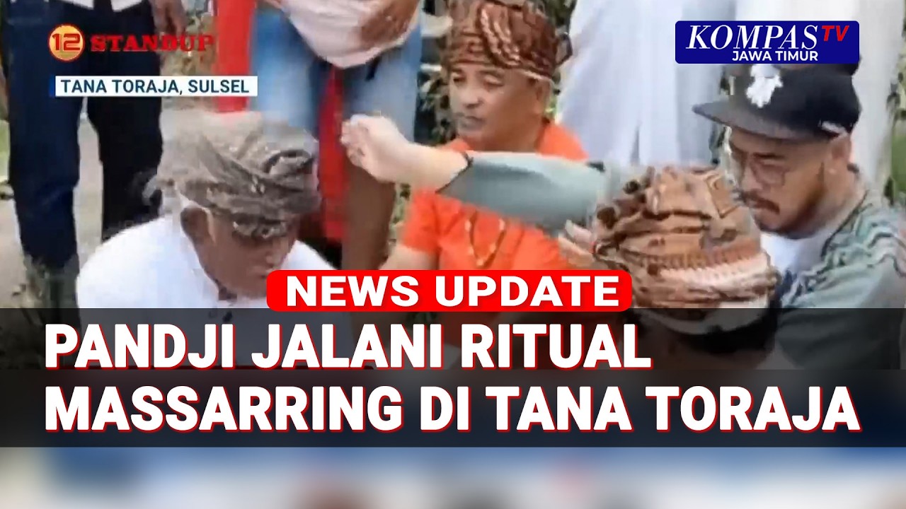 Momen Pandji Jalani Prosesi Ritual Massaring di Tana Toraja