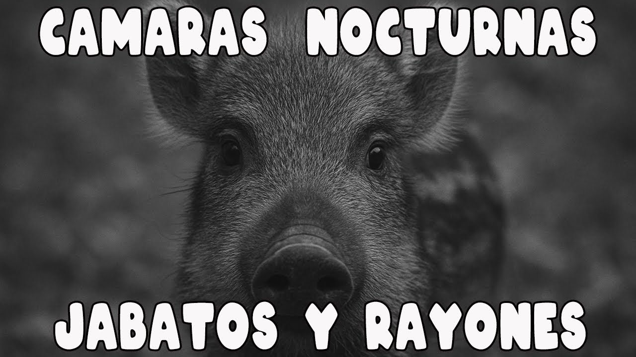 Jabatos y rayones explorando el bosque durante la noche.