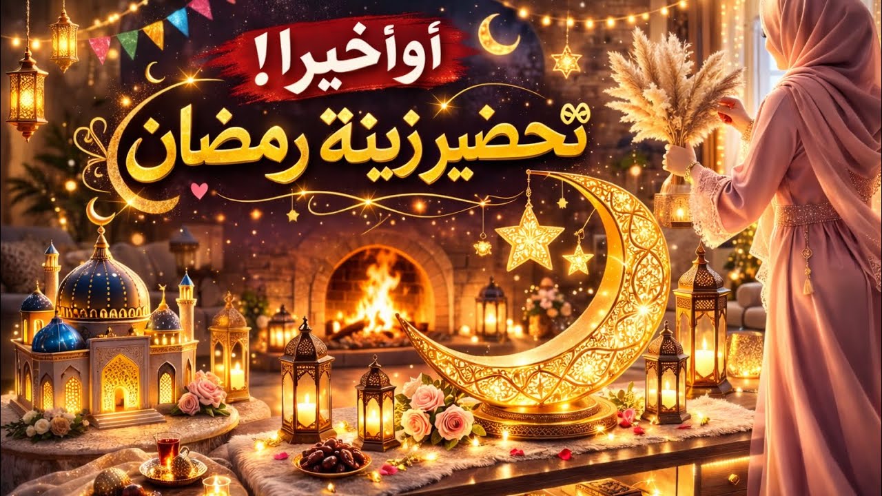 واخيراً نزل فيديو تحضير زينة رمضان 🙋🏻‍♀️