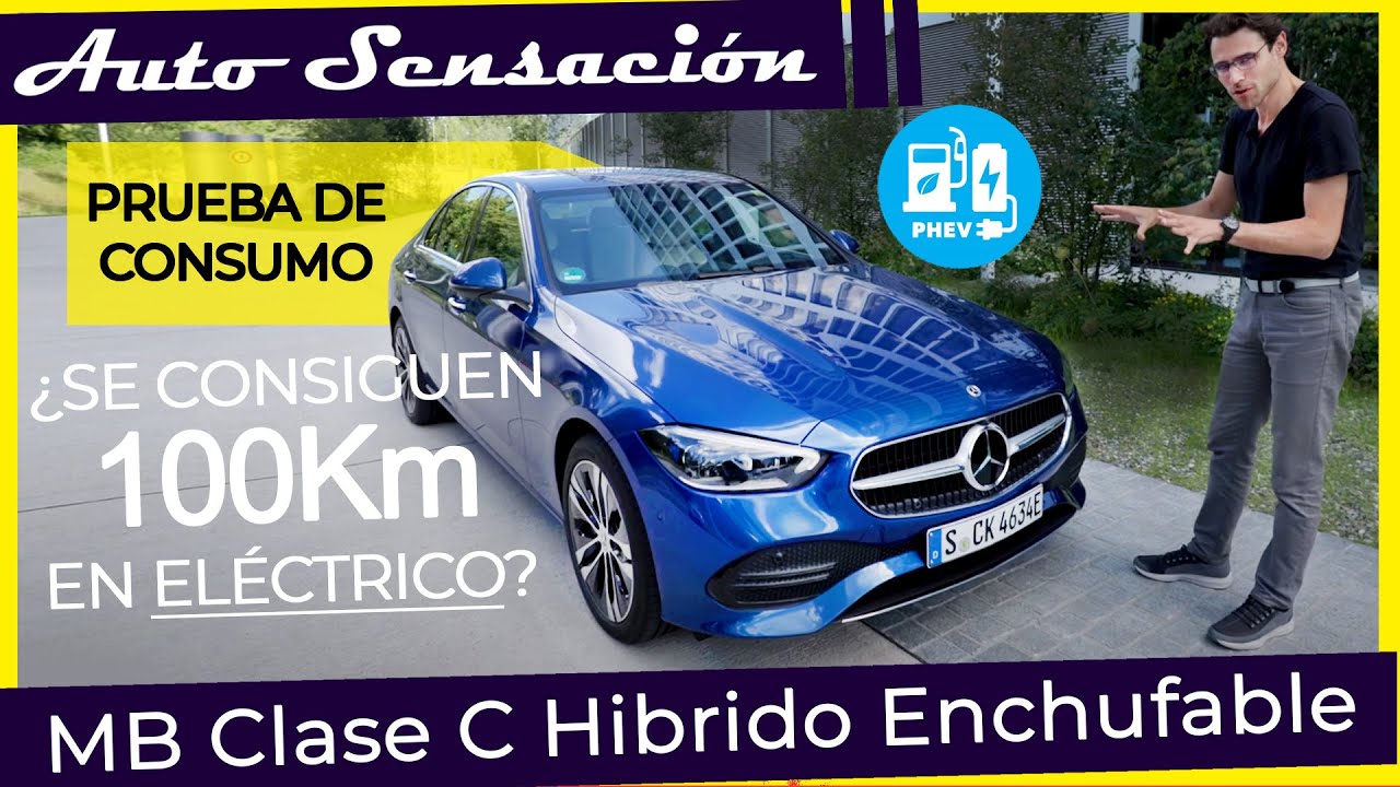 Prueba Mercedes Benz Clase C hibrido enchufable 2022. ¿Son reales los 100Km de autonomía eléctrica?
