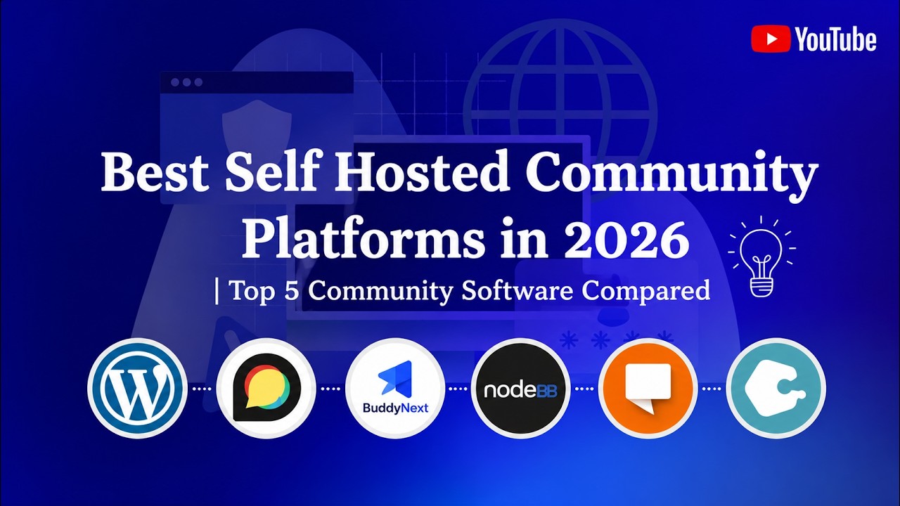 Best Self Hosted Community Platforms in 2026 | best 5 Community Software Compared