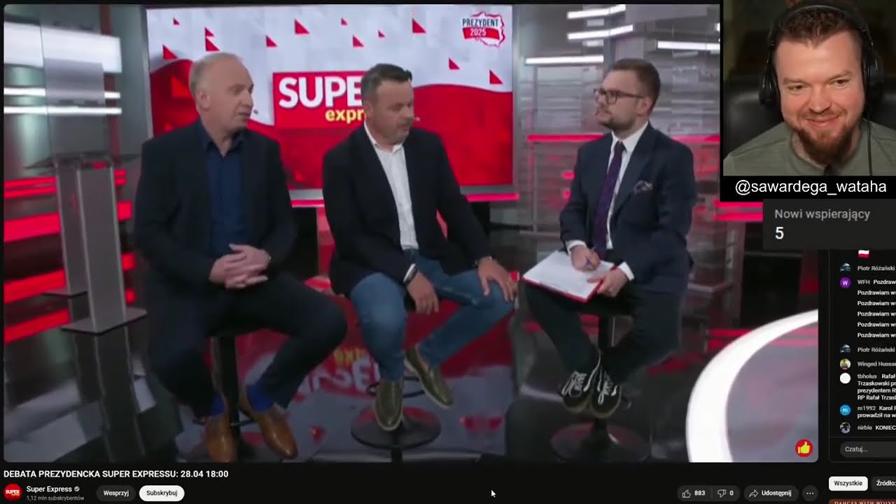 28/04/2025 Debata Prezydencka (Trzaskowski, Nawrocki, Mentzen, Braun, Hołownia, Stanowski, Palpatine