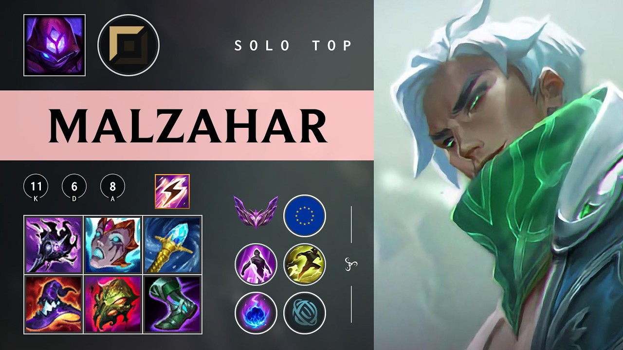 Malzahar Top vs Teemo - EUW Master Patch 26.05