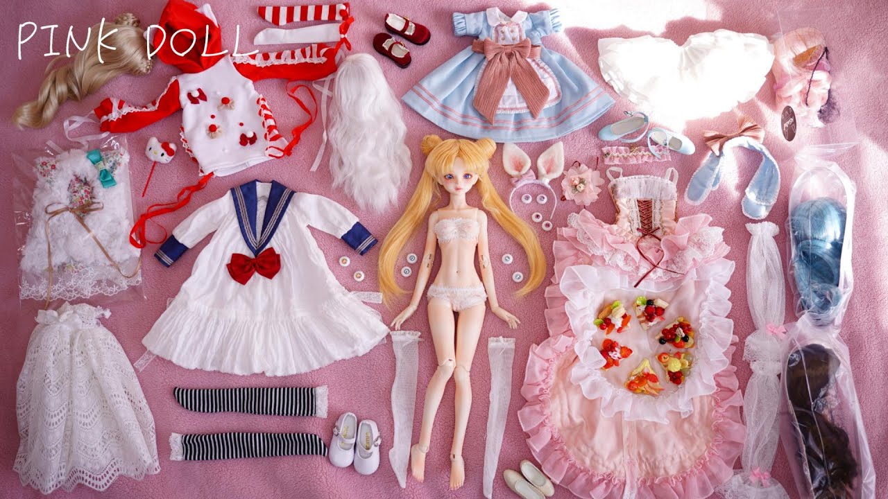Sailor Moon Usagi BJD DOLL Dress Up 美少女戦士 セーラームーン 月野うさぎ 着せ替え ドール 人形
