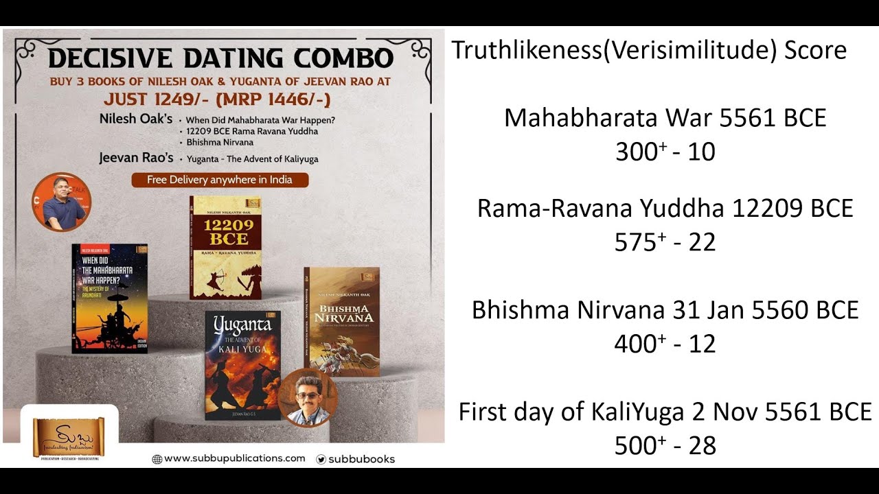Fixing Timeline of Hindu Civilization: Part 1 - Cherry Picking & Absolutism Fallacies